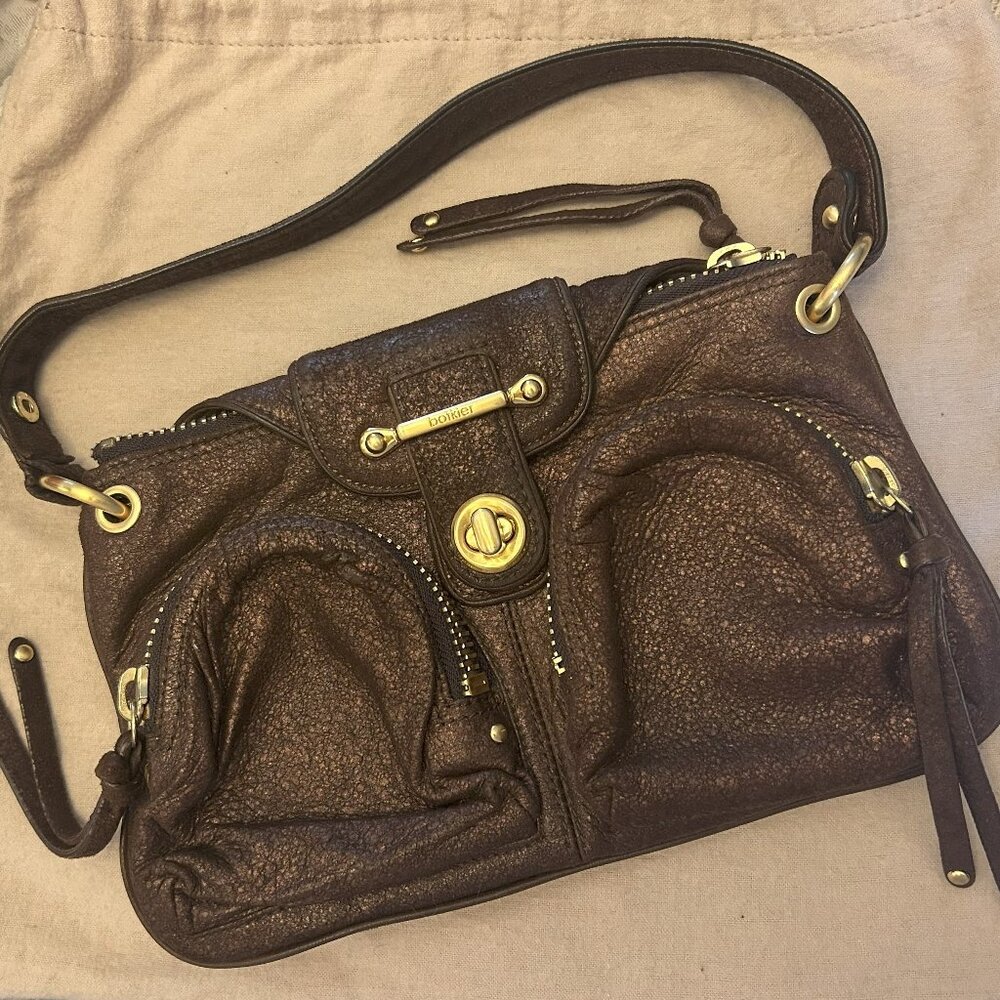 Botkier Metallic Brown Clutch